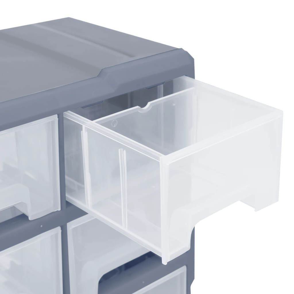 Organiser cabinet draw close up
