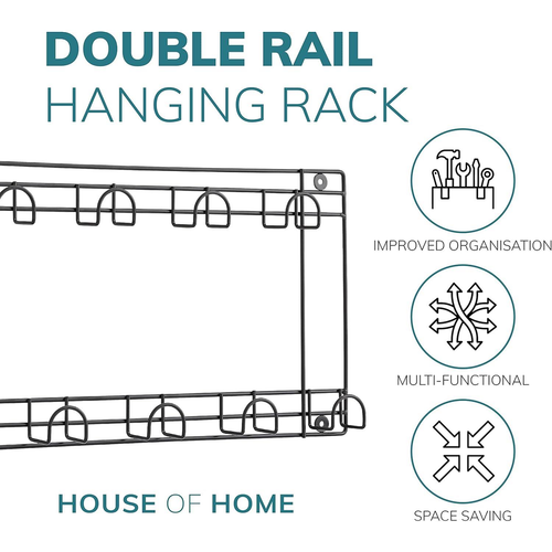 11 Hook Two Tier Tool Holder