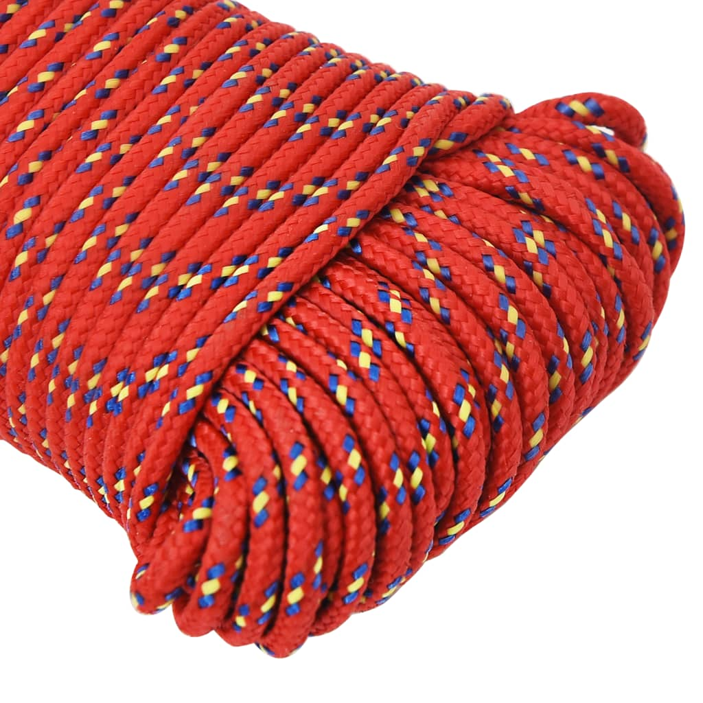 Rope bundled close up 